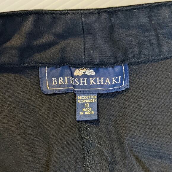 British Khaki Black Pants sz 10 - Picture 4 of 4